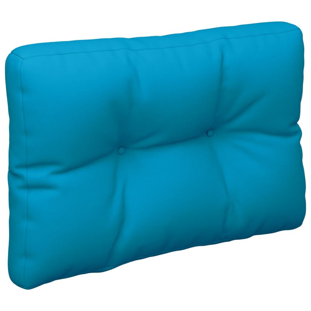 vidaXL Pallet Cushion Light Blue 50x40x12 cm Fabric