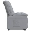 vidaXL Recliner Chair Light Grey Fabric