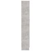 vidaXL Vitrine Cabinet Concrete Grey 82.5x30.5x185.5 cm Engineered Wood