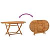 vidaXL 7 Piece Outdoor Dining Set Solid Acacia Wood