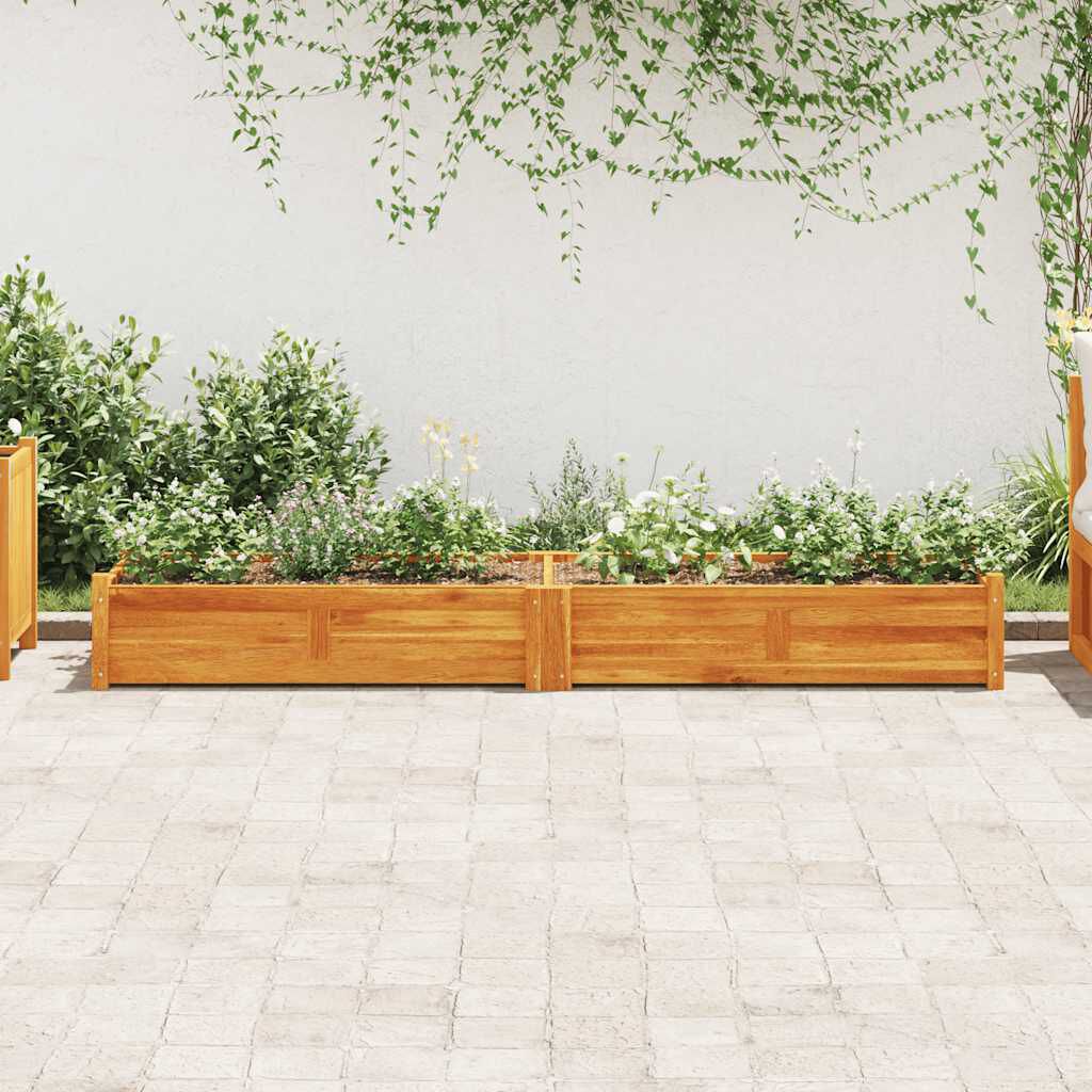 vidaXL Garden Raised Bed Acacia Wood 200x50x25 cm
