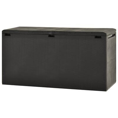 vidaXL Garden Storage Box Anthracite 114x47x60 cm, anthracite vidaXL Garden Storage Box Anthracite 114x47x60 cm