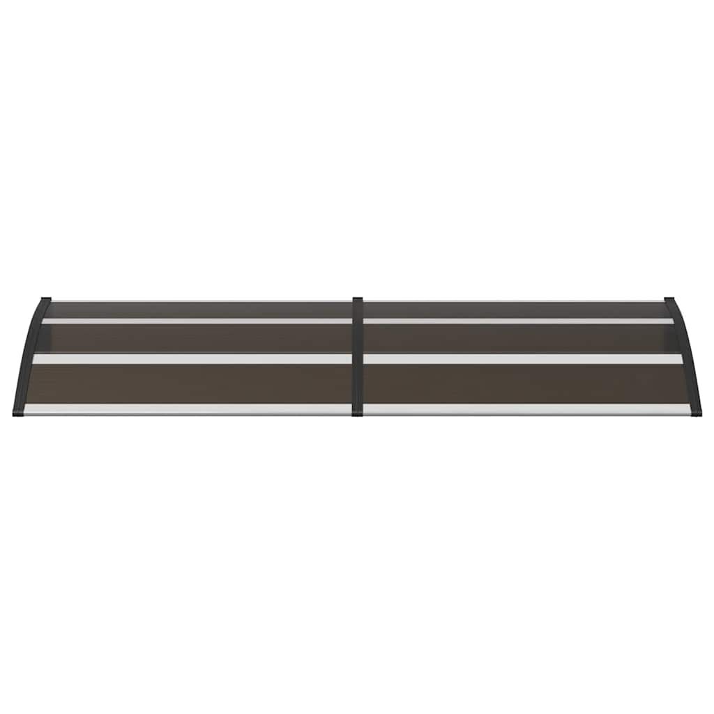 vidaXL Door Canopy Black 200x75 cm PC