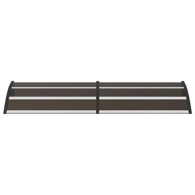 vidaXL Door Canopy Black 200x75 cm PC, black vidaXL Door Canopy Black 200x75 cm PC