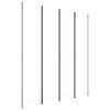 vidaXL 4-Panel Room Divider White 200x220 cm Fabric