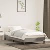 vidaXL Bed Frame without Mattress Light Grey 92x187 cm Single Velvet