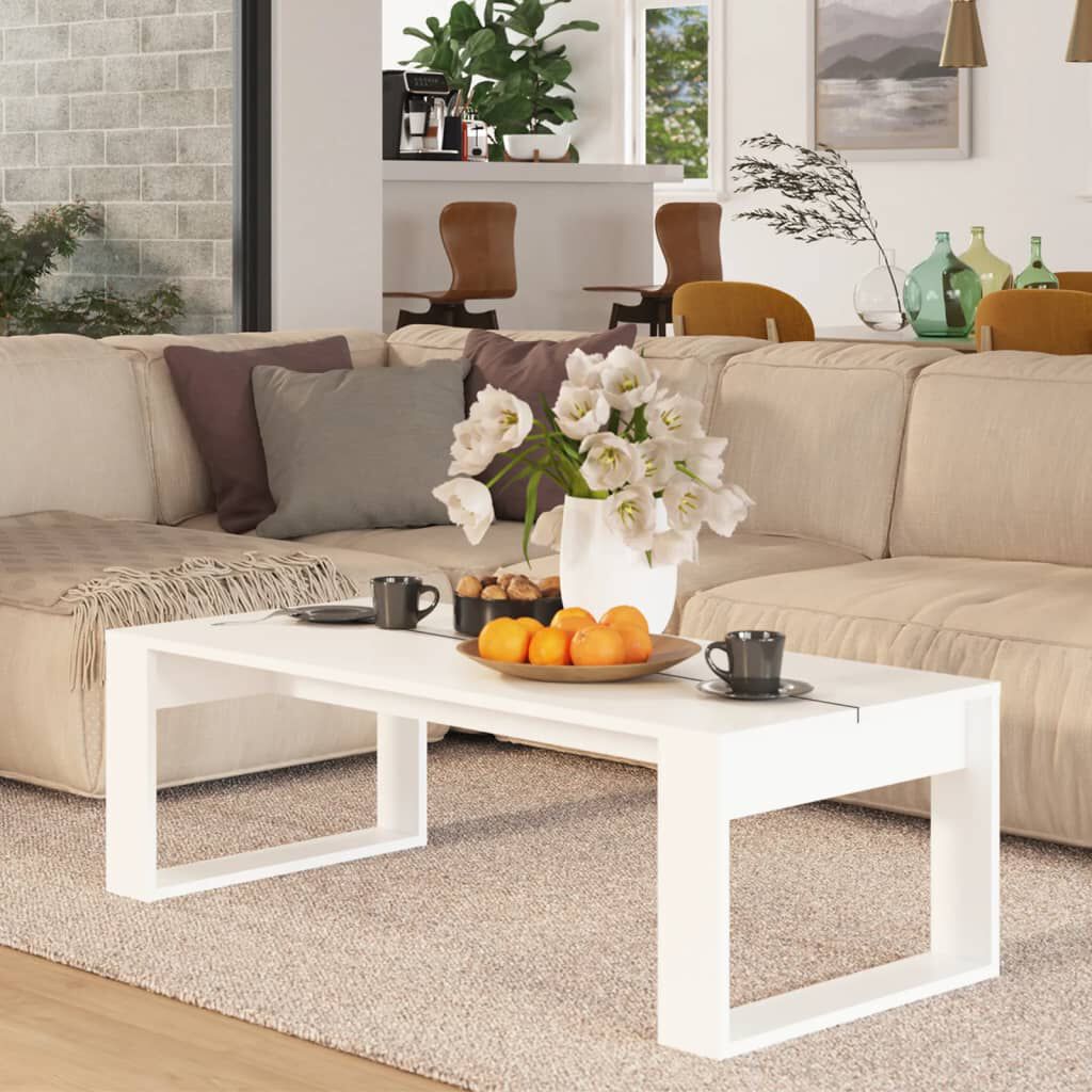 vidaXL Coffee Table Concrete Grey 110x50x35 cm Engineered Wood