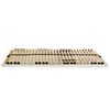 vidaXL Slatted Bed Bases without Mattress 2 pcs with 28 Slats 90x200 cm