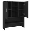 vidaXL Washing Machine Cabinet Black