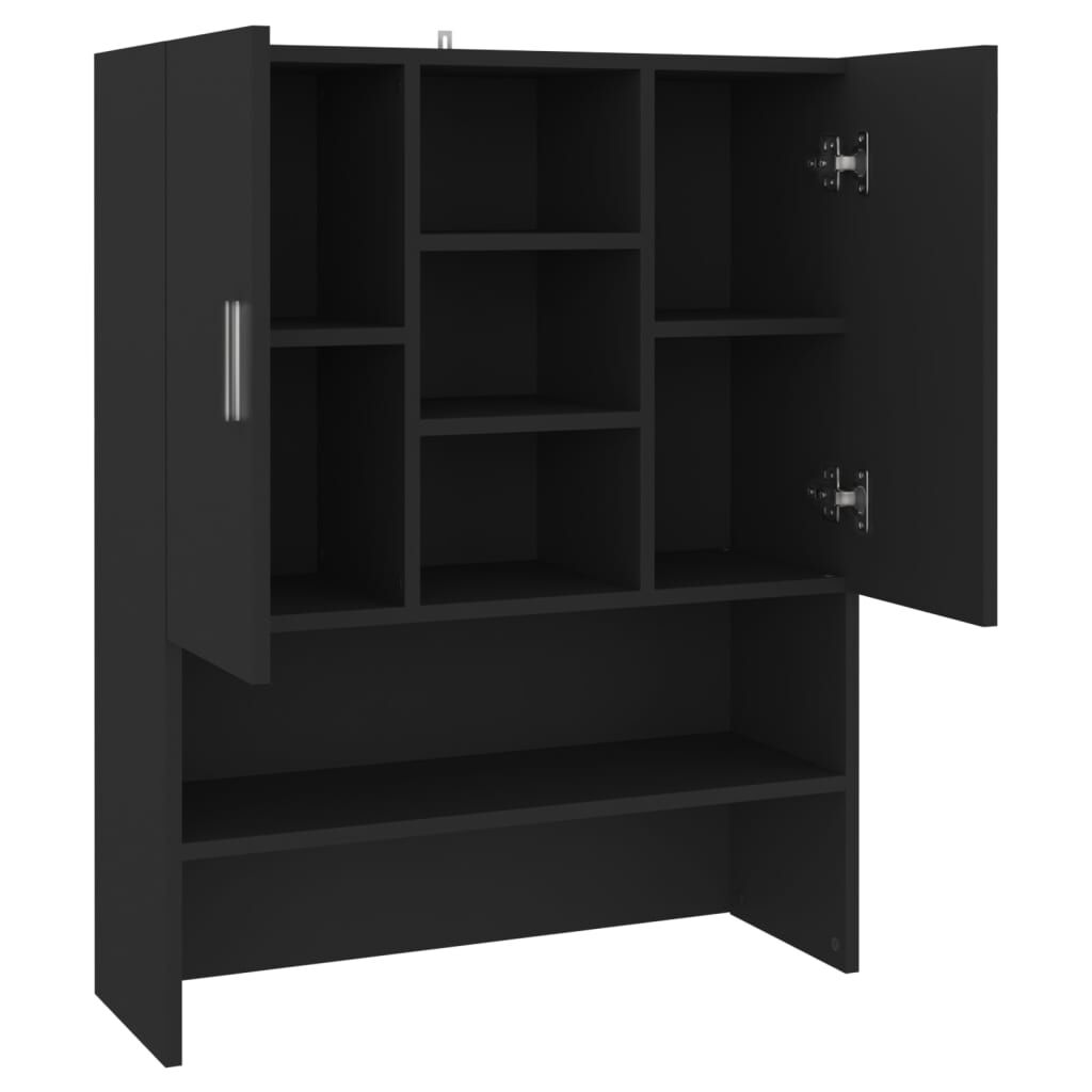 vidaXL Washing Machine Cabinet Black