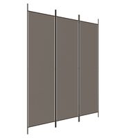 vidaXL 3-Panel Room Divider Anthracite 150x220 cm Fabric, anthracite vidaXL 3-Panel Room Divider Anthracite 150x220 cm Fabric