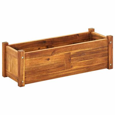 vidaXL Garden Raised Bed Acacia Wood 76x27.6x25 cm,  vidaXL Garden Raised Bed Acacia Wood 76x27.6x25 cm