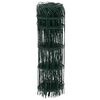 vidaXL Garden Border Fence Powder-coated Iron 10x0.65 m