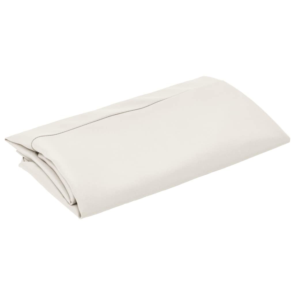 vidaXL Replacement Fabric for Cantilever Umbrella Sand White 300 cm