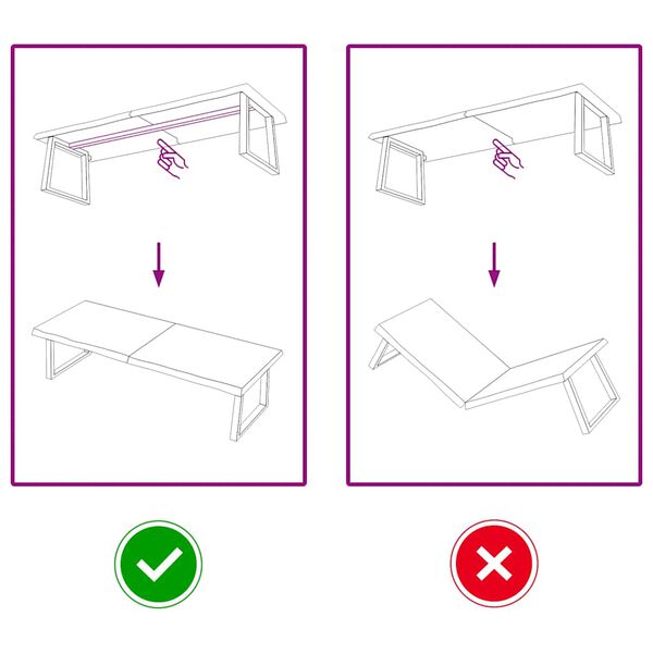 vidaXL Table Top Light Brown 160x60x(2-4) cm Treated Solid Wood Oak