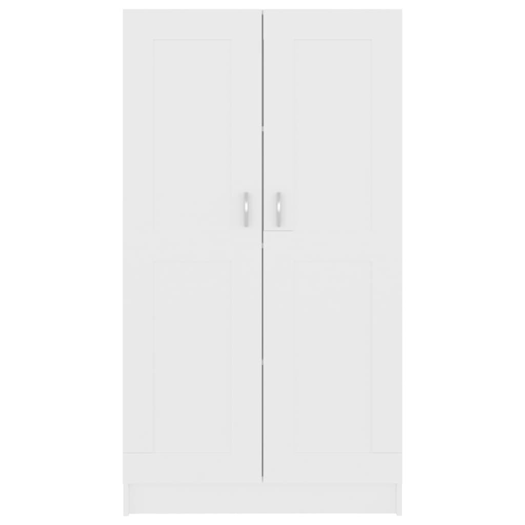 vidaXL Book Cabinet White 82.5x30.5x150 cm Engineered Wood