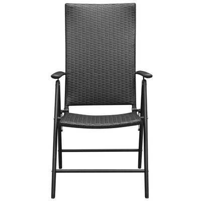 vidaXL 5 Piece Garden Dining Set Black,  vidaXL 5 Piece Garden Dining Set Black
