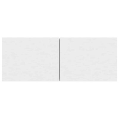 vidaXL TV Cabinet White 80x30x30 cm Engineered Wood, white vidaXL TV Cabinet White 80x30x30 cm Engineered Wood