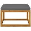 vidaXL 3 Piece Garden Lounge Set with Cushions Solid Acacia Wood