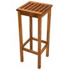 vidaXL Bar Chairs 2 pcs Solid Acacia Wood