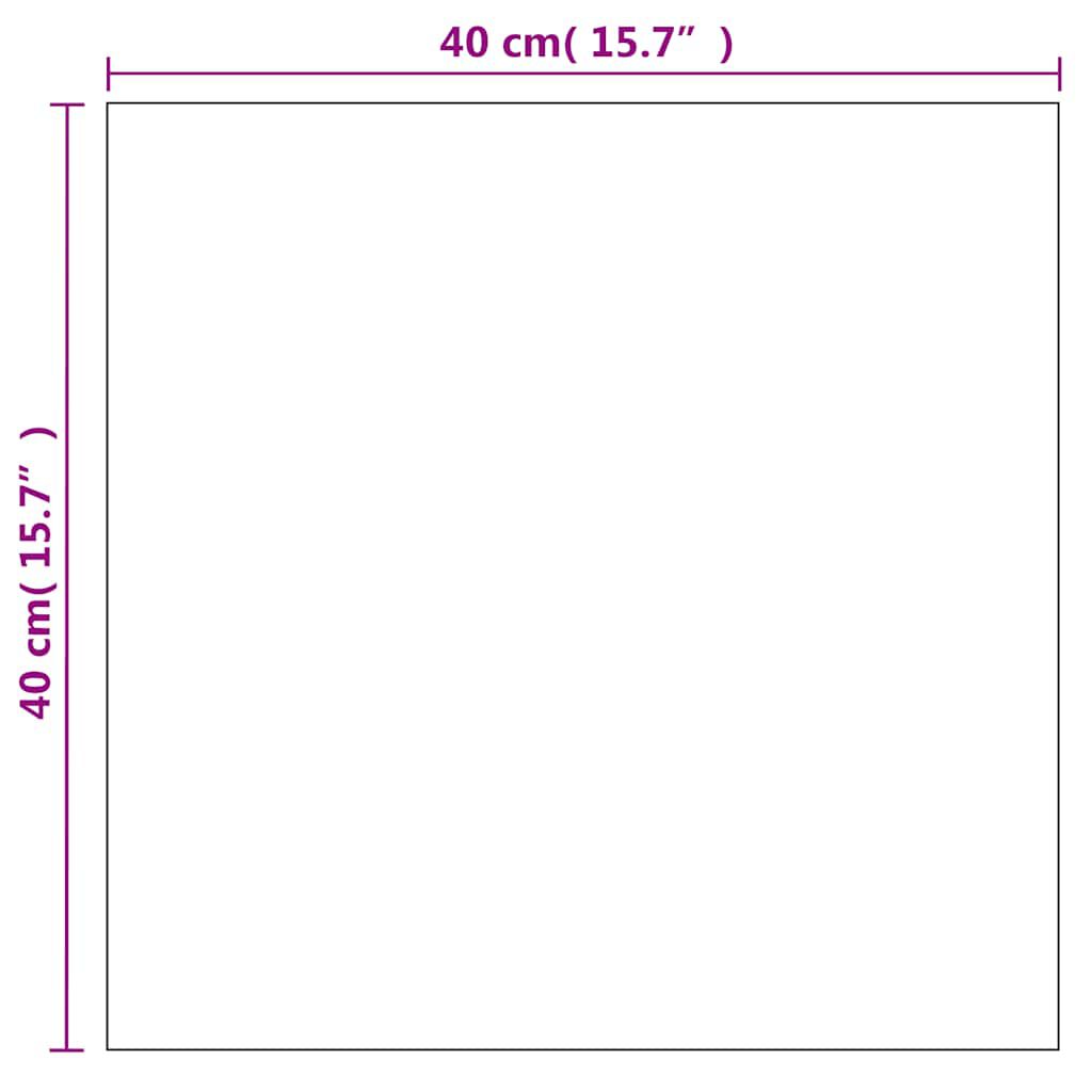 vidaXL Wall Mirror 40x40 cm Square Glass