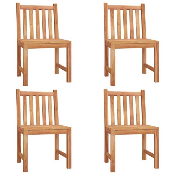 vidaXL 5 Piece Garden Dining Set Solid Wood Teak