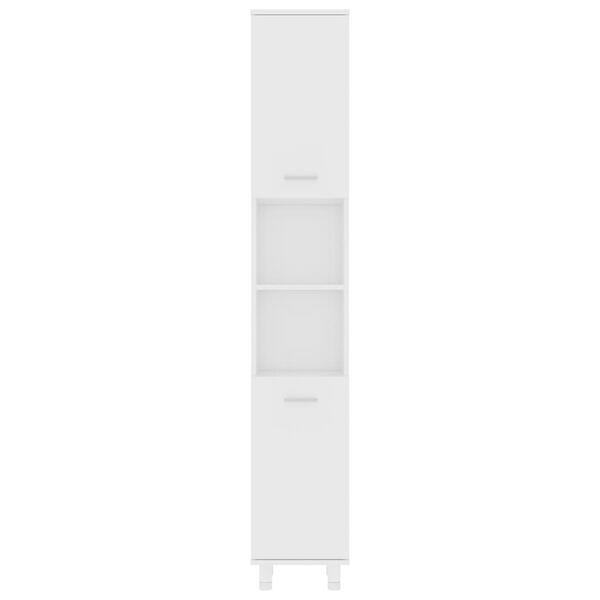 vidaXL Bathroom Cabinet White 30x30x179 cm Engineered Wood