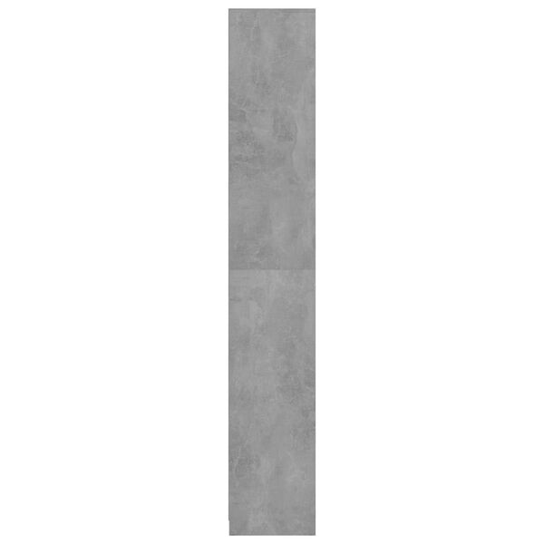 vidaXL Bathroom Cabinet Concrete Grey 30x30x183.5 cm Engineered Wood