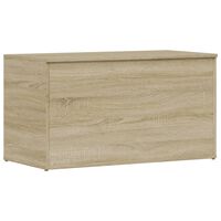 vidaXL Storage Chest Sonoma Oak 84x42x46 cm Engineered Wood, sonoma oak vidaXL Storage Chest Sonoma Oak 84x42x46 cm Engineered Wood