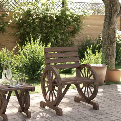 vidaXL Garden Chair 58x58x78.5 cm Solid Wood Fir