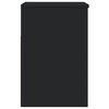 vidaXL Shoe Bench Black 60x30x45 cm Engineered Wood