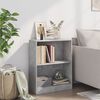 vidaXL Bookshelf Concrete Grey 60x24x76 cm Engineered Wood