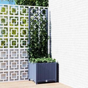 vidaXL Garden Blue Grey 40 x 40 x 136 cm