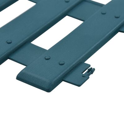 vidaXL Lawn Edgings 25 pcs Green 10 m PP, green vidaXL Lawn Edgings 25 pcs Green 10 m PP