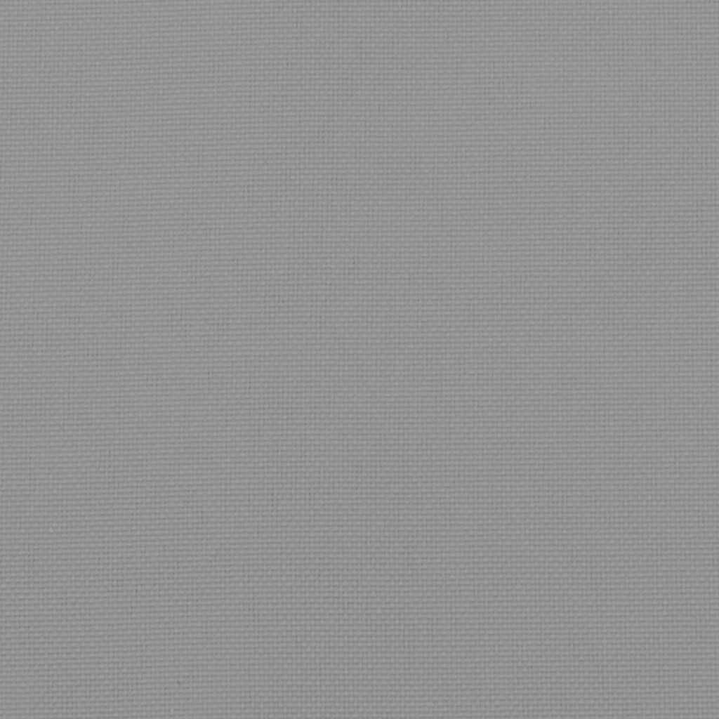 vidaXL Garden Bench Cushion Grey 200x(50+50)x7cm Oxford Fabric