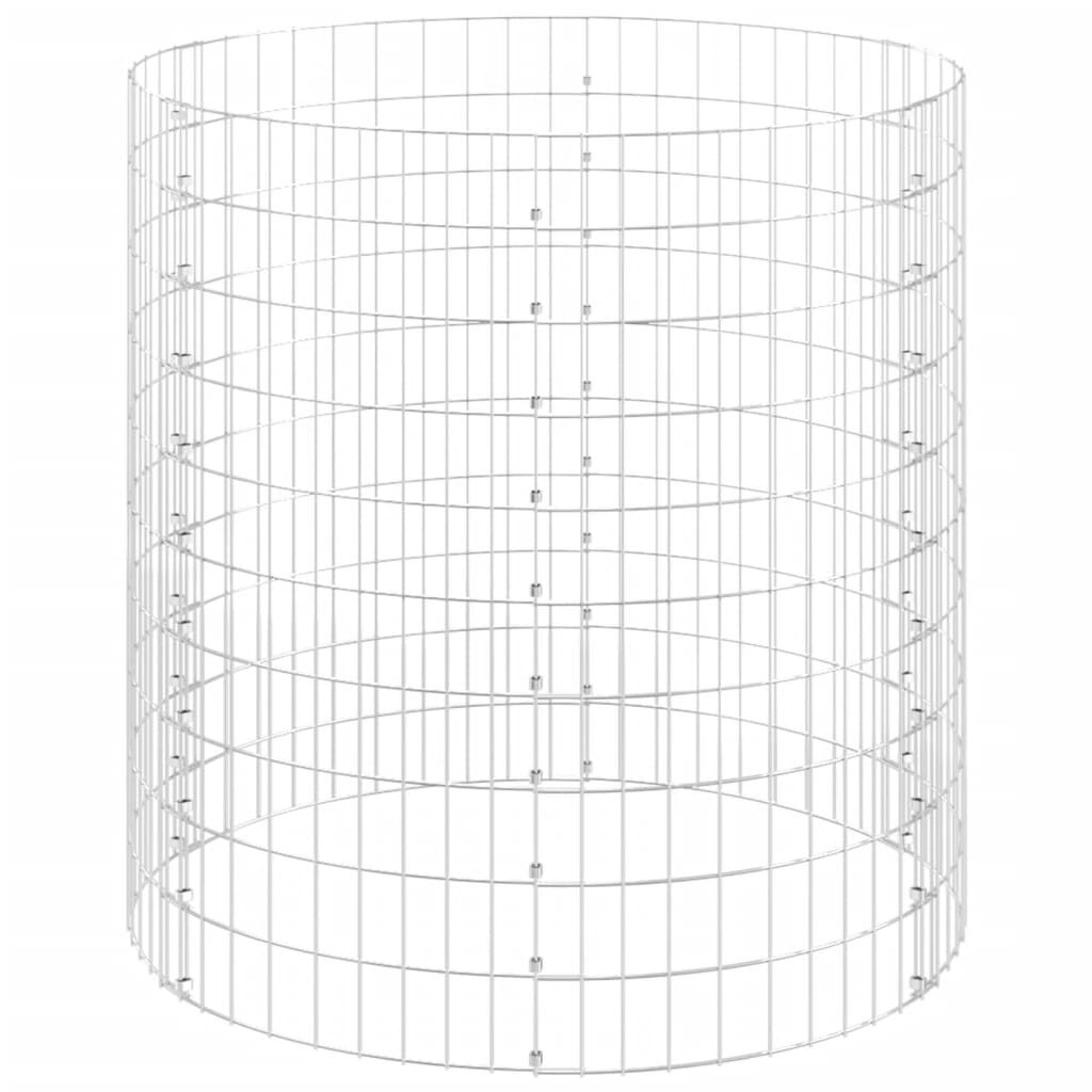 vidaXL Garden Composter Ø100x100 cm Galvanised Steel