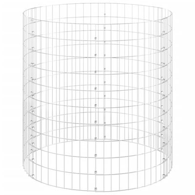 vidaXL Garden Composter Ø100x100 cm Galvanised Steel,  vidaXL Garden Composter Ø100x100 cm Galvanised Steel