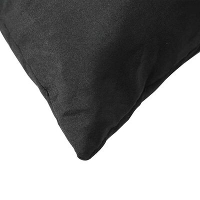 vidaXL Pallet Cushions 2 pcs Black Oxford Fabric, black vidaXL Pallet Cushions 2 pcs Black Oxford Fabric