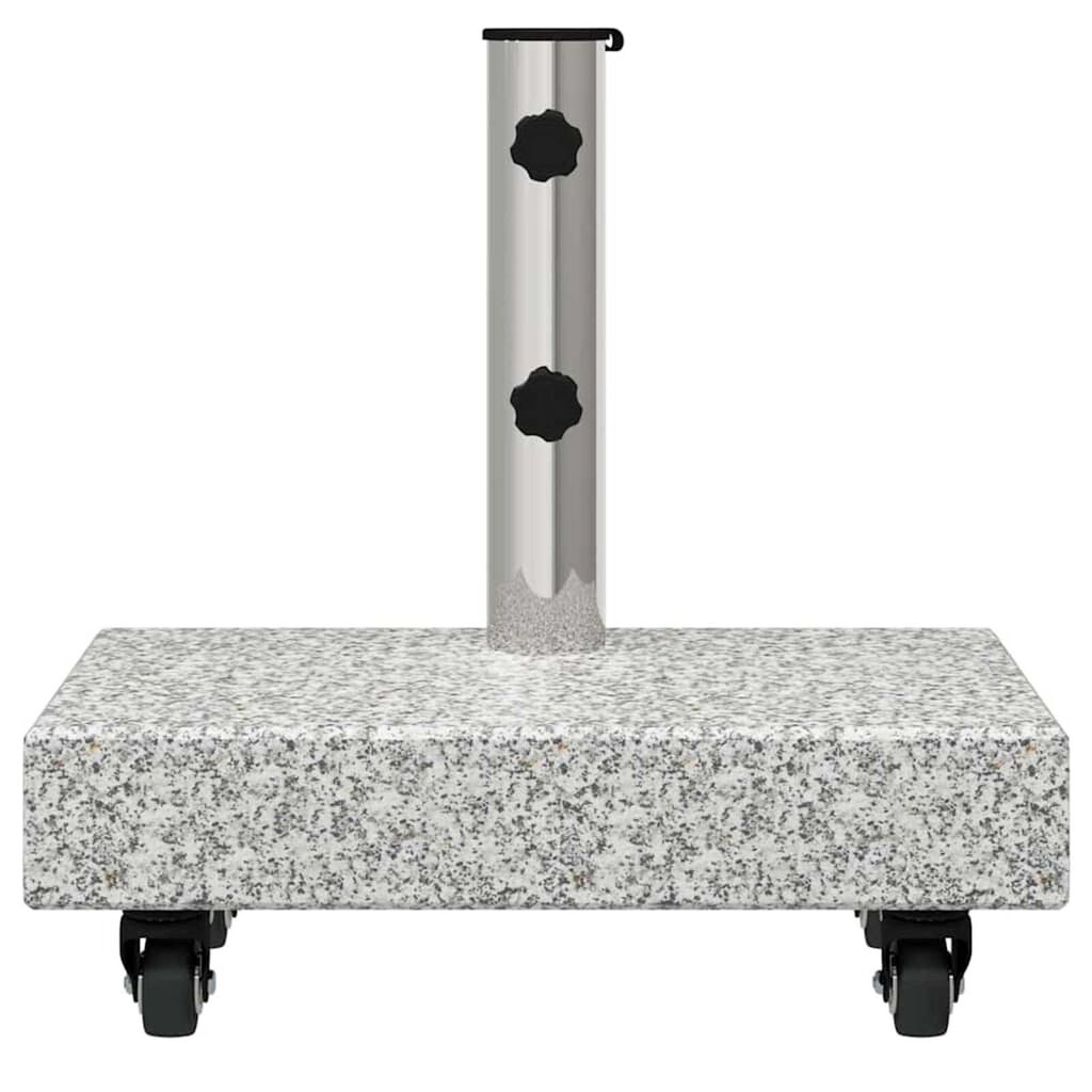 vidaXL Umbrella Base Light Grey 45x25x8.3 cm Granite