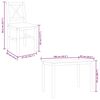 vidaXL 5 Piece Dining Set White