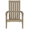 vidaXL Garden Adirondack Chair Light Brown Polypropylene