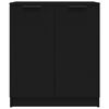vidaXL Sideboard Black 60x30x70 cm Engineered Wood