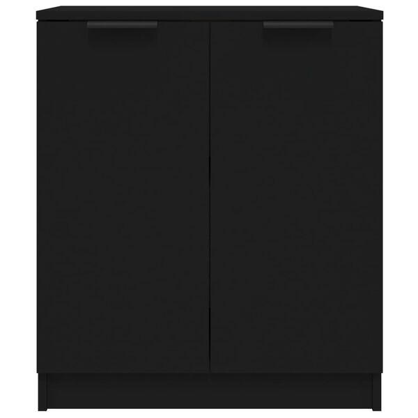vidaXL Sideboard Black 60x30x70 cm Engineered Wood