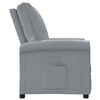 vidaXL Recliner Chair Light Grey Fabric