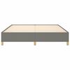 vidaXL Bed Frame without Mattress Dark Grey 180x200 cm Super King Fabric