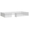 vidaXL Free Range Animal Enclosure 24-Panel 54x60 cm Galvanised Iron