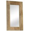 vidaXL Mirror Solid Mango Wood 50x80 cm