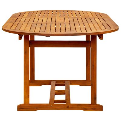 vidaXL 7 Piece Garden Dining Set Poly Rattan Beige