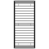 vidaXL Bed Frame without Mattress Black Metal 90x200 cm