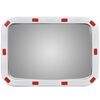 Convex Traffic Mirror Rectangle 40 x 60 cm with Reflectors